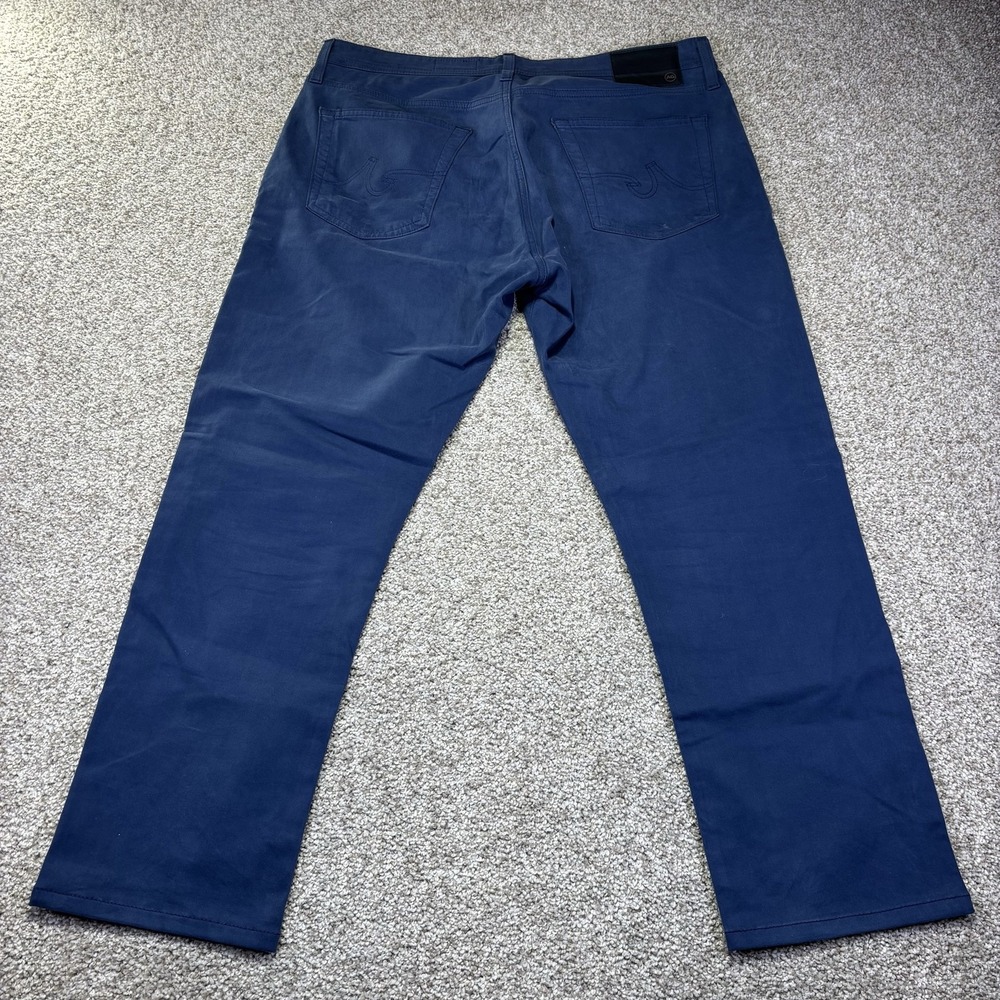 AG Adriano Goldschmied Everett Jeans Mens 34x32 Blue Dark Wash Slim Straight